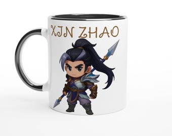 Xin Zhao League Of Legends Coffee Mug, Gamer Gift Cup