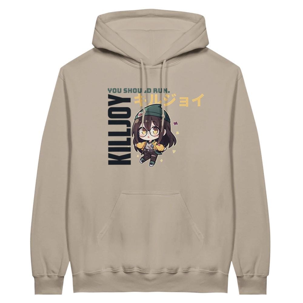 キルジョイパーカー Killjoy Valorant Hoodie Unisex Gamer Apparel & Techwear Streetwear