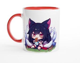 Ahri League Of Legends Coffee Mug | gift for gamer, girlfriend