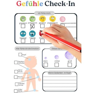 Feelings Check-In | Worksheet I Emotional Learning | Therapy Office | Children | Emotions I Interactive Learning | Montessori | School Guide