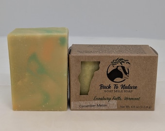Cucumber/Melon Goat Milk Soap