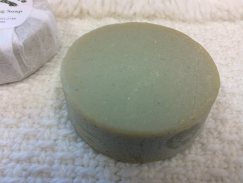 Unscented Goat Milk Shaving Soap, brush not included. Great gift for father or son image 2
