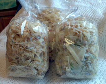 Goat milk soap shavings, bits & pieces 8 ounces