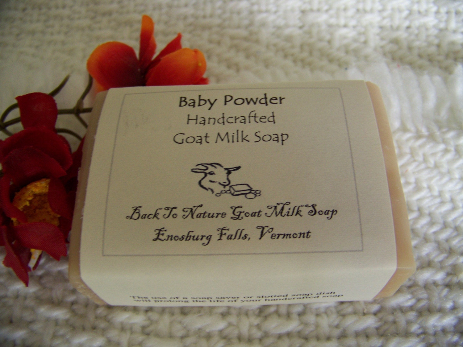 Baby Powder Goat Milk Soap nice smooth light scent to remind Etsy