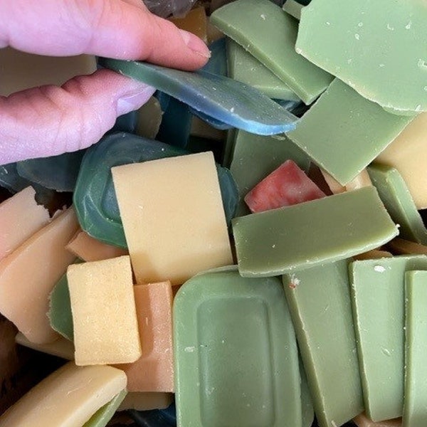 Goat Milk Soap scraps, pieces and odds and ends. Same high quality goat milk soap. 3 lb. box