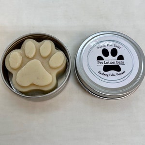 Pet Lotion Bar, Paw shaped lotion bar for dog&#39;s paws and nose