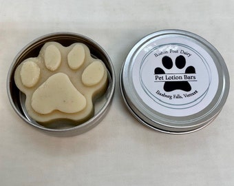 Pet Lotion Bar, Paw shaped lotion bar for dog's paws and nose