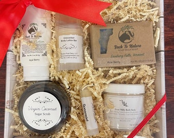 Spa gift set, goat milk soap and lotion gift set, Mother's day gift, relaxing gift, gift for women, gifts for her