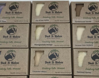 9 Bar Special-Goat Milk Soap-You Choose Scent/price break