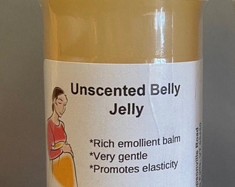 Belly Butter for preganant women, Belly Jelly 2 oz, Belly Balm, Pregnancy Gift, Stretch mark cream, gift for new mother, gender reveal gift