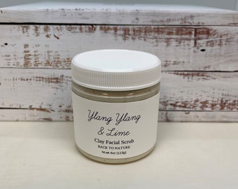 Ylang Ylang & Lime Clay Facial Scrub