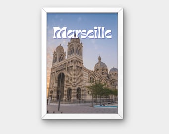 Marseille wall poster