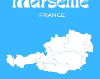 Poster Marseille France