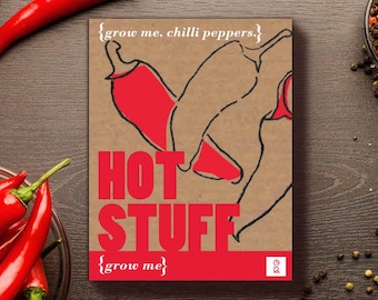 Chilli Pepper Grow Kit: Hot Stuff Gardening Gift Set
