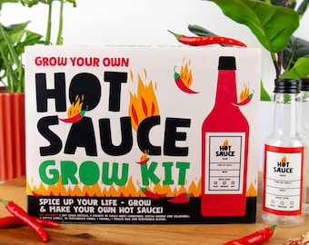 Grow Your Own Hot Sauce Kit: Habanero, Scotch Bonnet, Jalapeño