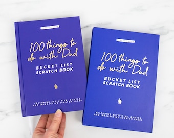 100 Things To Do With Dad Scratch Book: Family Memory Journal