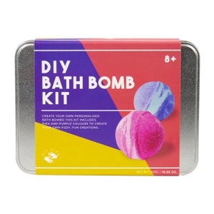DIY Bath Bomb Kit: Fun Fizzing Craft Set in Gift Tin
