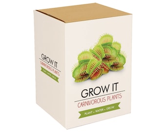 Carnivorous Plant Growing Kit: Venus Flytrap & Pitcher Seeds