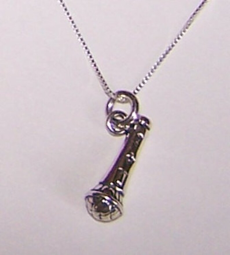 Sterling Silver 3d Microphone Pendant And 20 Inch Chain