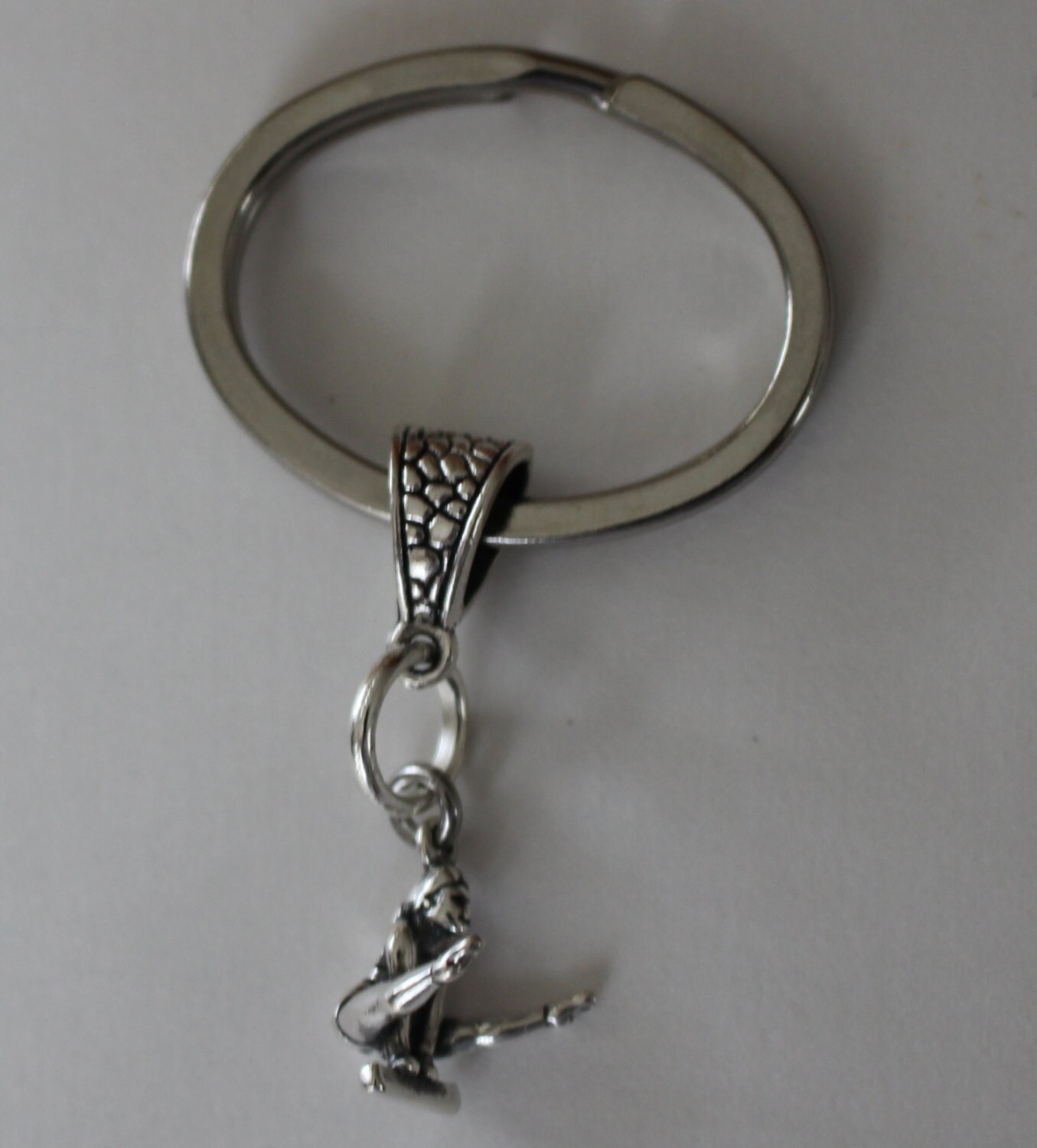 Sterling GYMNASTICS Key Ring Key Chain Sport Hobby Etsy