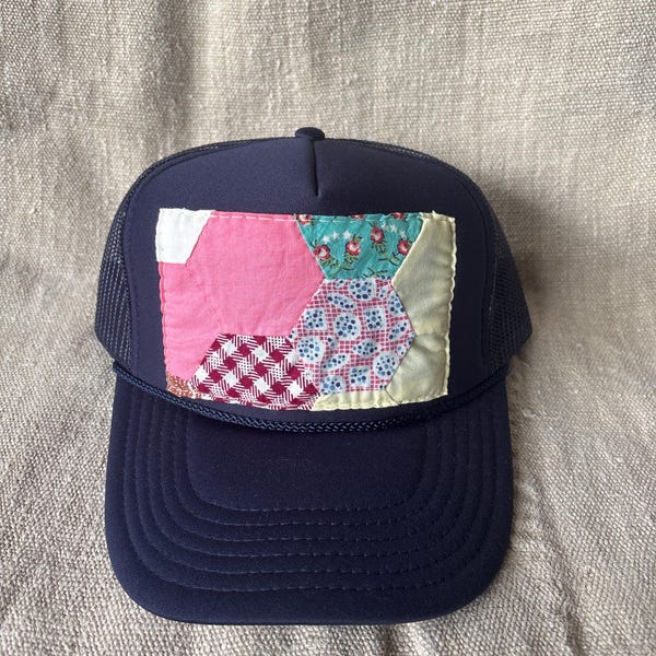 Vintage Quilt Patch Trucker-Mütze