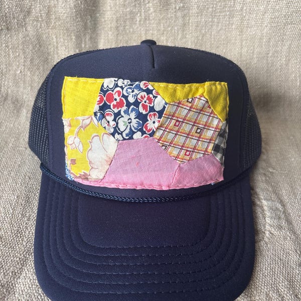 Vintage Quilt Patch Trucker-Mütze
