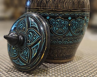 Home Decoration Wooden Candy / Jewelry Jar