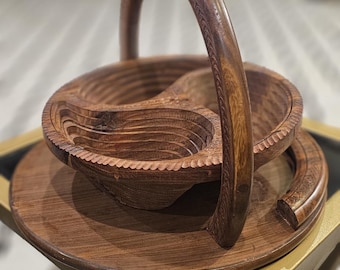 Home Decore Wooden Spring Tray