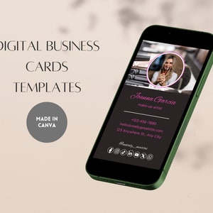 Chique digitale beautykaart | Aanpasbare sjabloon