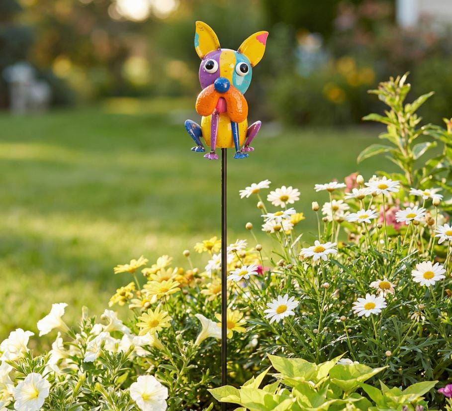 Snoopy Garden Stake - Etsy