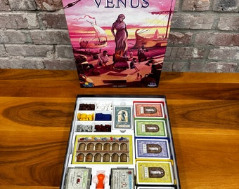 Concordia Venus Insert Organizer. Fits Salsa Expansion & Premium Sleeves. Fits one extra map.