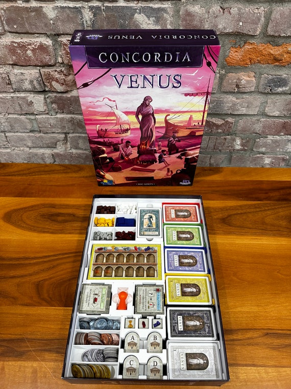 Concordia Venus Insert Organizer. Fits Salsa Expansion & Premium Sleeves.  Fits One Extra Map. - Etsy Israel