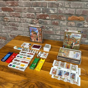 The Red Cathedral Insert Organizer. Fits Contractors Expansion and Premium Sleeves in Base Game and Expansion Box