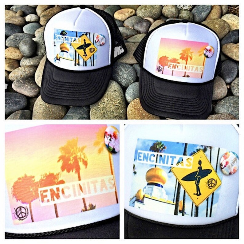 Trucker Hat, BINDI SEAS, Aloha,beach, Surf, Hawaii, One Size Fits All