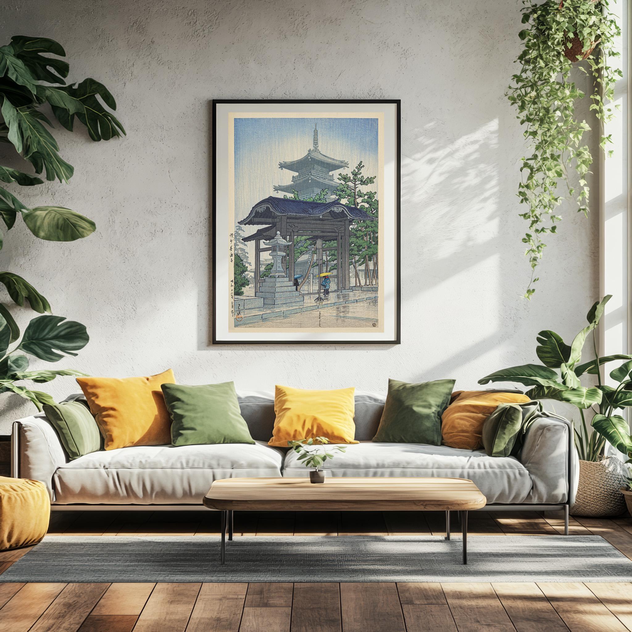 『出発』 絵画 Vintage Fine Art Poster - A4, A320x30 Inch Zentsu-ji