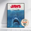 Vintage Fine Art Poster - A4, A1...20x30 inch... Special Souvenir Magazine Poster For Jaws, USA, 1975 - Vintage Movie Poster, Affiche, Print product logo