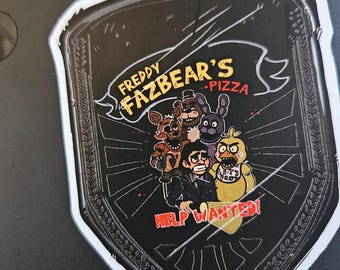Five Nights at Freddys [Help Wanted] Sticker Horror Game Fan Art