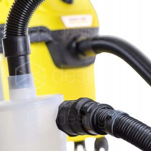 Adaptersats för anslutning av DeWalt DXVCS003 Cyclone och Kärcher WD3-dammsugare med originalslangar
