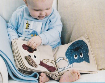 Sew Baby F728 Infant Toddler Alphabet Take-Along Cloth Book Busy Book Craft Sewing Pattern UNCUT