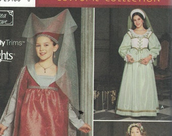 Medieval Elsa Frozen Cinderella Game of Thrones Dress Gown Costume 8 10 12 14 16