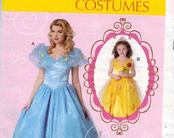 McCall's M 7213 Fairytale Princess Formal Gown Costume Sewing Pattern Adult S-XL McCall's M 7213 Fairytale Princess Formal Gown Costume Sewing Pattern Adult S-XL
