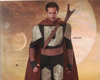 Adulti Costume Cucito Modello Semplicità S9254 9254 R11001 Uomo Spazio SciFi Costume Capo Tuta Fantasia Cosplay Halloween Taglia XS-XL UNCUT