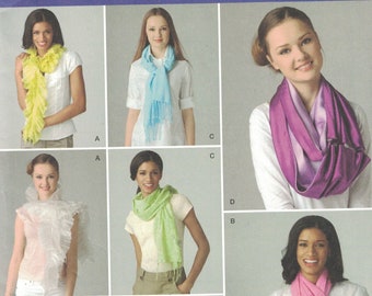 Craft Sewing Pattern Simplicity 2170 Misses Accessories Silk Scarves UNCUT