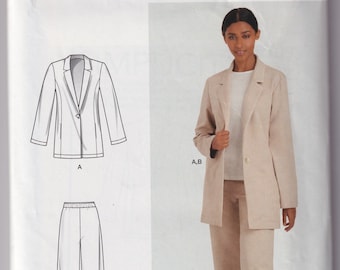 Patron de couture Misses Simplicité S9227 9227 R10933 Veste de costume Misses taille 8-16 ou 18-26 non coupée