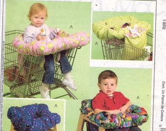 Craft Sewing Pattern McCalls M5721 5721 Baby Toddler Shopping Cart High Chair Cover UNCUT