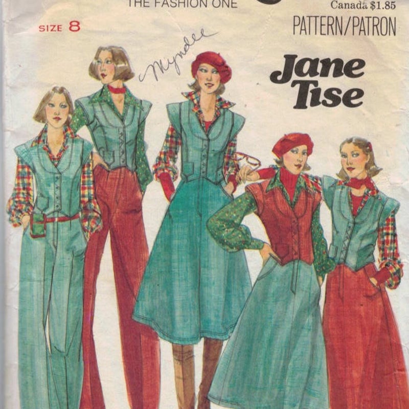 70s Sewing Patterns Etsy