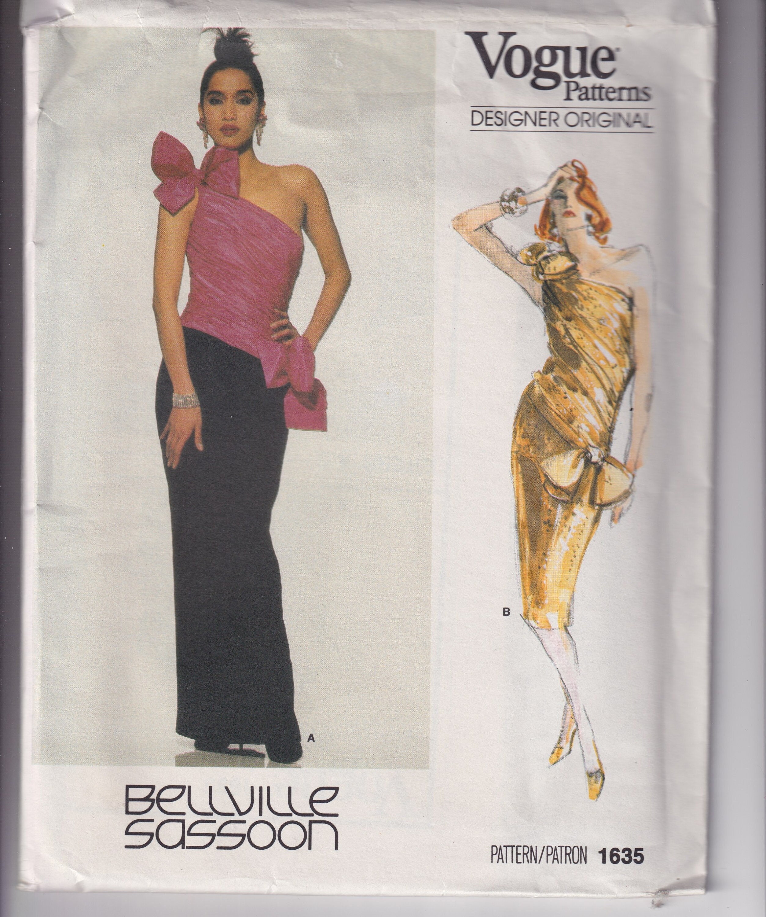 open lace back dress Vintage 1980s Gown Pattern Vogue 9782, Drop Waist,Ruffle Hem,Retro Loo – A  Vintage shop