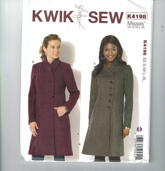 Misses Sewing Pattern Kwik Sew K4198 4198 Jacket Coat - Etsy