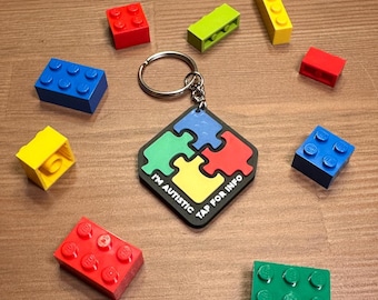 Autism NFC Backpack Tag | Customizable 3D Printed Safety Tag