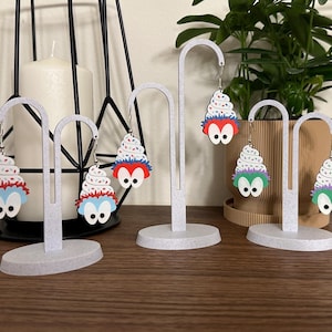 Philadelphia Phils Green Mascot-Inspired Ice Cream Earrings – Philly Fan Style